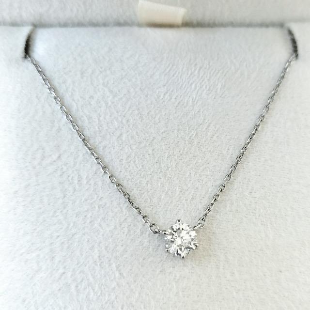 4℃ ダイヤモンド ネックレス Pt850 0.354ct 2.2g < ブランド  4℃ ダイヤモンド ネックレス Pt850 0.354ct 2.2g < ブランドの