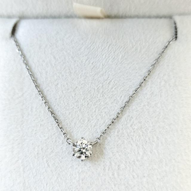 4℃ ダイヤモンド ネックレス Pt850 0.354ct 2.2g < ブランド  4℃ ダイヤモンド ネックレス Pt850 0.354ct 2.2g < ブランドの