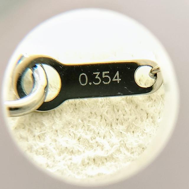 4℃ ダイヤモンド ネックレス Pt850 0.354ct 2.2g < ブランド  4℃ ダイヤモンド ネックレス Pt850 0.354ct 2.2g < ブランドの