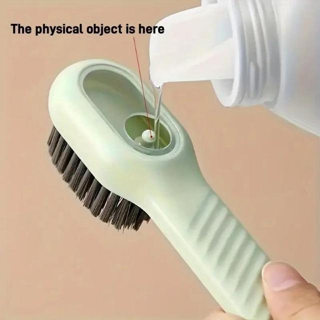 お試し価格490円★多機能靴ブラシ2個セット 内蔵ソープディスペンサー付き - ソフトブリッスル、靴・衣類・食器用 グリーン < 女性ファッション  お試し価格490円★多機能靴ブラシ2個セット 内蔵ソープディスペンサー付き - ソフトブリッスル、靴・衣類・食器用 グリーン < 女性ファッションの