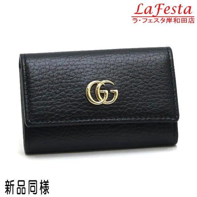 ◆ 本物 新品同様 ◆ GUCCI グッチ 6連キーケース ブラック 黒 GG レザー キーケース 保存袋 箱 人気 456118 < ブランド  ◆ 本物 新品同様 ◆ GUCCI グッチ 6連キーケース ブラック 黒 GG レザー キーケース 保存袋 箱 人気 456118  < ブランドの