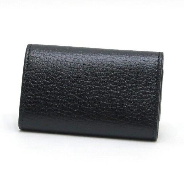 ◆ 本物 新品同様 ◆ GUCCI グッチ 6連キーケース ブラック 黒 GG レザー キーケース 保存袋 箱 人気 456118 < ブランド  ◆ 本物 新品同様 ◆ GUCCI グッチ 6連キーケース ブラック 黒 GG レザー キーケース 保存袋 箱 人気 456118 < ブランドの