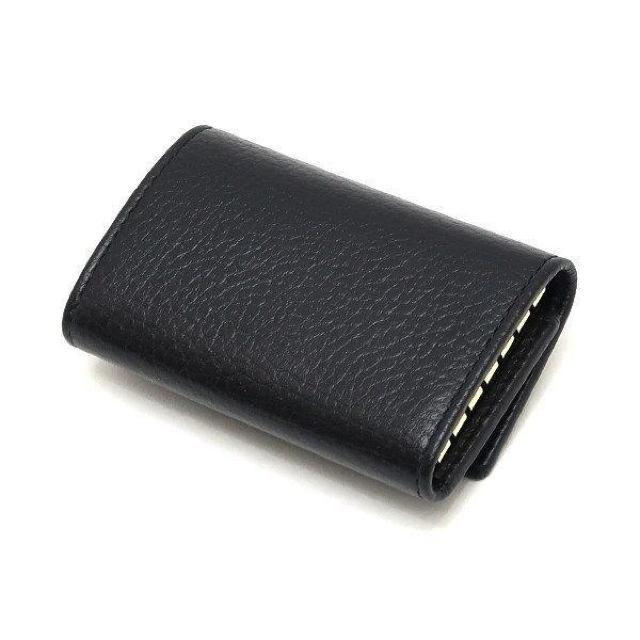◆ 本物 新品同様 ◆ GUCCI グッチ 6連キーケース ブラック 黒 GG レザー キーケース 保存袋 箱 人気 456118 < ブランド  ◆ 本物 新品同様 ◆ GUCCI グッチ 6連キーケース ブラック 黒 GG レザー キーケース 保存袋 箱 人気 456118 < ブランドの