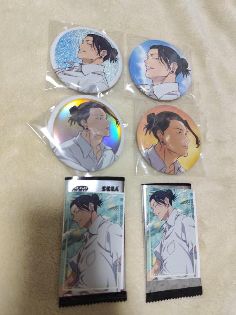 夏油傑 セガラッキーくじ 呪術廻戦 E賞 缶バッジ 4種+特典ステッカー < アニメ/コミック/キャラクター 夏油傑 セガラッキーくじ 呪術廻戦 E賞 缶バッジ 4種+特典ステッカー < アニメ/コミック/キャラクターの