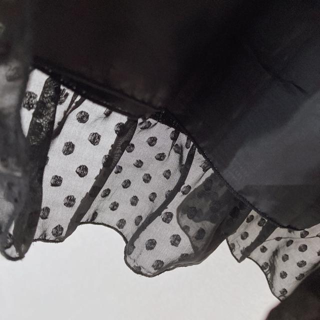 チュニック プルオーバー 半袖 フロッキー ブラック シフォン L トップス N2m < 女性ファッション チュニック プルオーバー 半袖 フロッキー ブラック シフォン L トップス N2m < 女性ファッションの