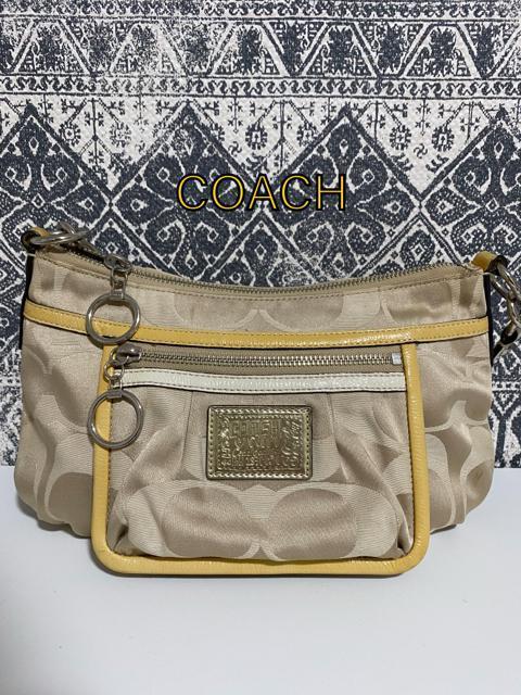 【中古】COACH コーチ ポピー シグネチャー ハンドバッグ ショルダー < ブランド  【中古】COACH コーチ ポピー シグネチャー ハンドバッグ ショルダー  < ブランドの