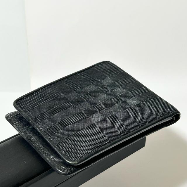 美品 BURBERRY バーバリー ノバチェック ナイロン キャンバス レザー 二つ折り 財布 < ブランド 美品 BURBERRY バーバリー ノバチェック ナイロン キャンバス レザー 二つ折り 財布 < ブランドの