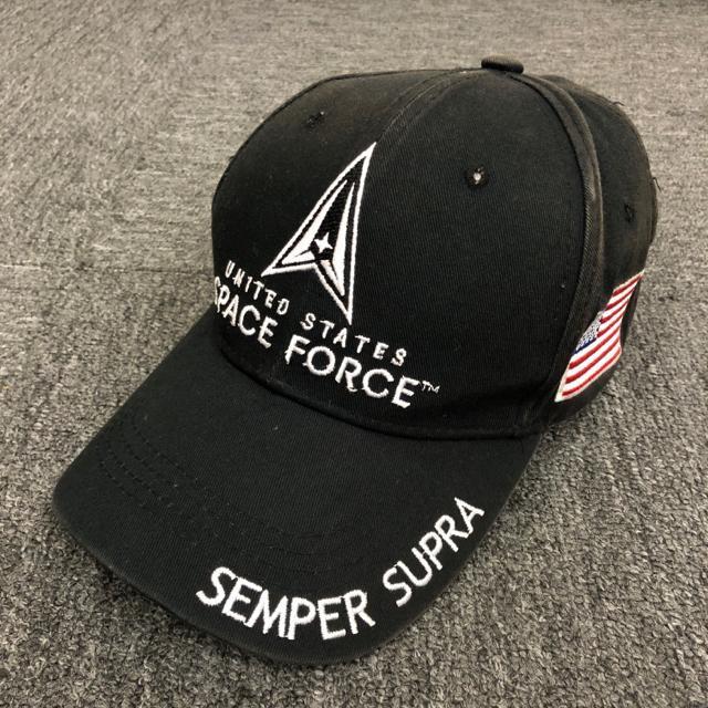 UNITED STATES SPACE FORCE キャップ 帽子 ブラック < 男性ファッション UNITED STATES SPACE FORCE キャップ 帽子 ブラック < 男性ファッションの