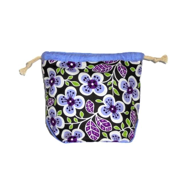 【底マチ幅が広い巾着】◆ヴェラブラッドリー◆【Plum Petals】 < 女性ファッション 【底マチ幅が広い巾着】◆ヴェラブラッドリー◆【Plum Petals】 < 女性ファッションの