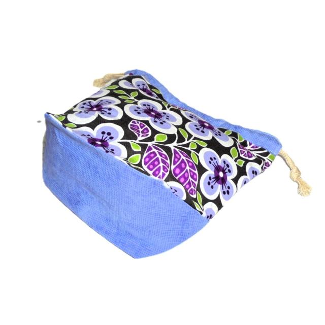 【底マチ幅が広い巾着】◆ヴェラブラッドリー◆【Plum Petals】 < 女性ファッション 【底マチ幅が広い巾着】◆ヴェラブラッドリー◆【Plum Petals】 < 女性ファッションの