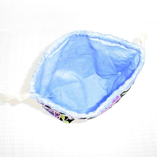 【底マチ幅が広い巾着】◆ヴェラブラッドリー◆【Plum Petals】 < 女性ファッション 【底マチ幅が広い巾着】◆ヴェラブラッドリー◆【Plum Petals】 < 女性ファッションの