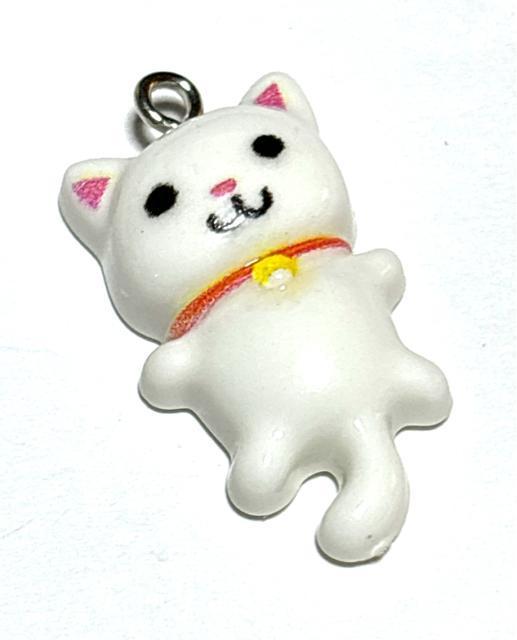 1034 白 猫ちゃん 樹脂チャーム アクセサリーパーツ ネコねこ < ペット/手芸/園芸 1034 白 猫ちゃん 樹脂チャーム アクセサリーパーツ ネコねこ < ペット/手芸/園芸の