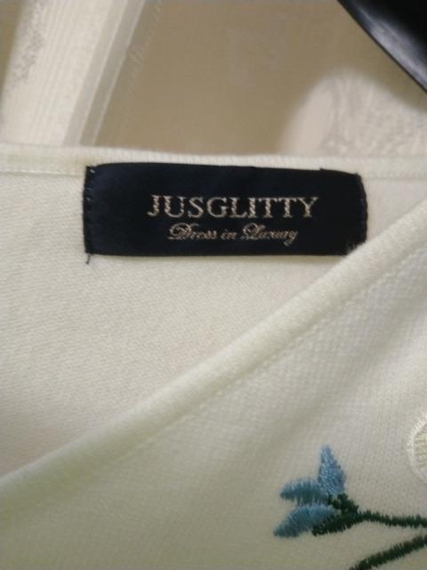 JUSGLITTY �W���X�O���b�e�B�[�ԕ��h�JV�l�b�N�j�b�g���z���C�g �� �u�����h�� 