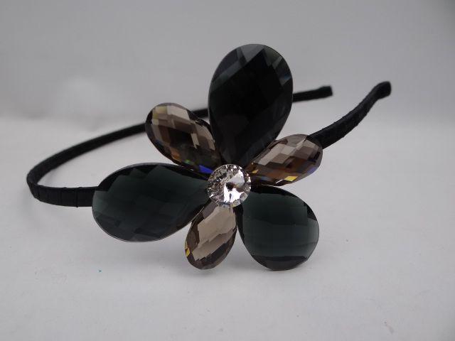 ワンポイントカチューシャ カットストーンフラワー 15-3 < 女性アクセサリー/時計  ワンポイントカチューシャ カットストーンフラワー 15-3  < 女性アクセサリー/時計の