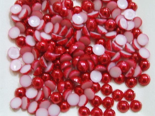 デコ電★8mmパール 赤100個 < 香水/コスメ/ネイル  デコ電★8mmパール 赤100個  < 香水/コスメ/ネイルの