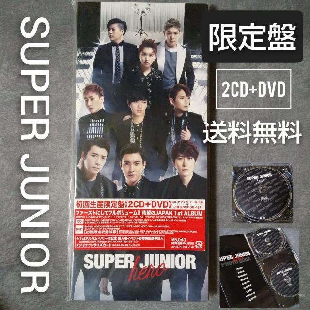 SUPER JUNIORypՁzHero [2CD+DVD]<񐶎Y>   ^gObY 
