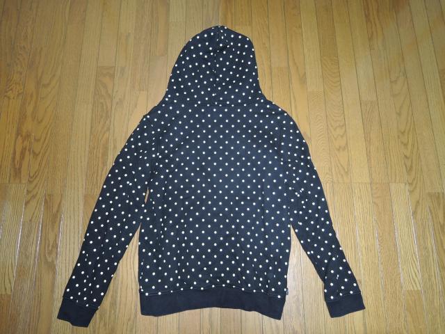 MARBLES マーブルズ ドット柄 スウェット パーカー M 黒白 プルオーバー TMT < ブランド  MARBLES マーブルズ ドット柄 スウェット パーカー M 黒白 プルオーバー TMT < ブランドの