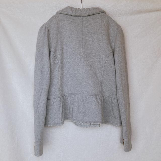 アクシーズ 長袖 テーラード カジュアル ジャケット ライトグレー M axes femme N2m < ブランド  アクシーズ 長袖 テーラード カジュアル ジャケット ライトグレー M axes femme N2m < ブランドの