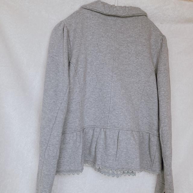 アクシーズ 長袖 テーラード カジュアル ジャケット ライトグレー M axes femme N2m < ブランド  アクシーズ 長袖 テーラード カジュアル ジャケット ライトグレー M axes femme N2m < ブランドの