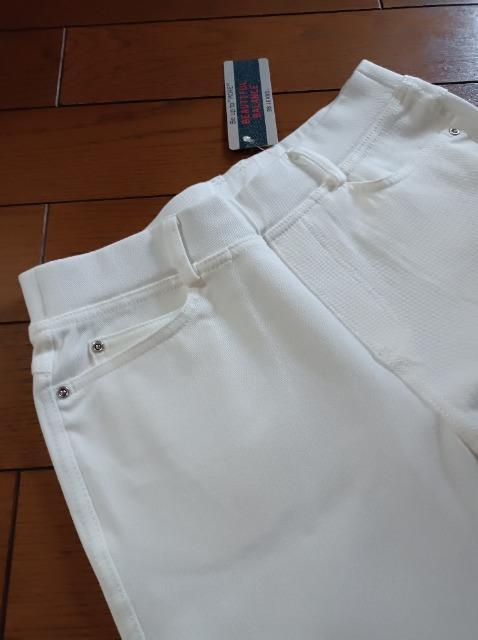 @BEAUTIFUL BALANCE★BB JEANS★新品タグ付き定価3500円★全方向激伸び履き心地抜群パンツ★清潔感素敵白★ < 女性ファッション  @BEAUTIFUL BALANCE★BB JEANS★新品タグ付き定価3500円★全方向激伸び履き心地抜群パンツ★清潔感素敵白★ < 女性ファッションの