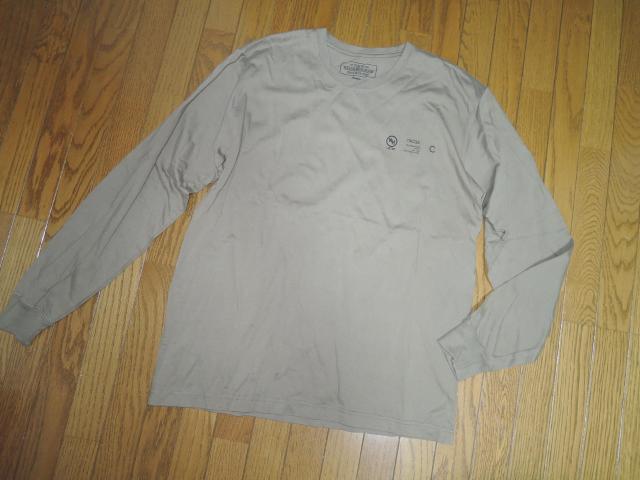 NEIGHBORHOOD ネイバーフッド ロンTシャツ M カーキ系 長袖Tシャツ ロゴ LOGO カットソー < ブランド  NEIGHBORHOOD ネイバーフッド ロンTシャツ M カーキ系 長袖Tシャツ ロゴ LOGO カットソー < ブランドの