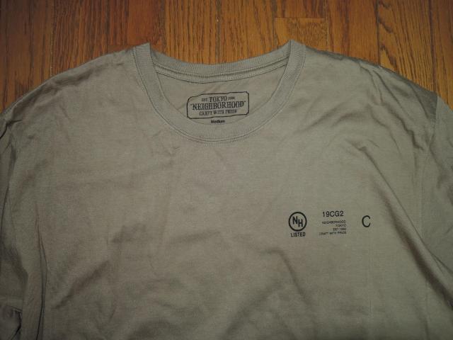 NEIGHBORHOOD ネイバーフッド ロンTシャツ M カーキ系 長袖Tシャツ ロゴ LOGO カットソー < ブランド  NEIGHBORHOOD ネイバーフッド ロンTシャツ M カーキ系 長袖Tシャツ ロゴ LOGO カットソー < ブランドの
