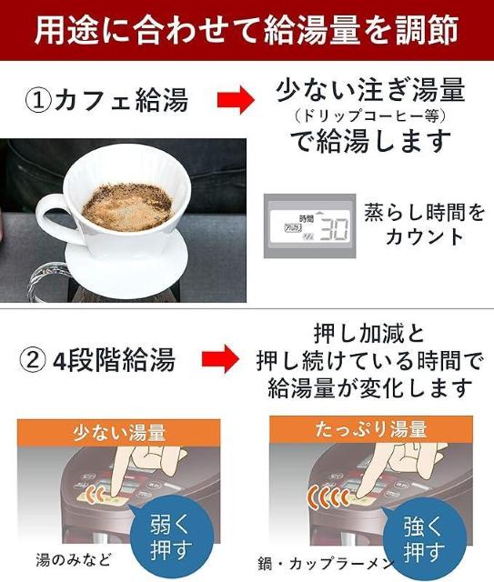 【中古】パナソニック 電気ポット 3.0リットル 真空断熱 省エネ保温 お好み温度調節 NC-SU304-T < 家電/AV 【中古】パナソニック 電気ポット 3.0リットル 真空断熱 省エネ保温 お好み温度調節 NC-SU304-T < 家電/AVの