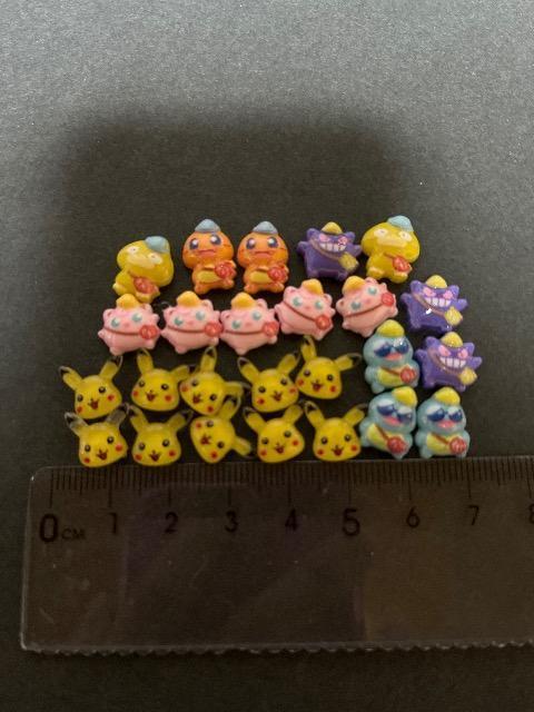 3 ポケモン ピカチュウ デコパーツ ネイルパーツ レジン < 香水/コスメ/ネイル 3 ポケモン ピカチュウ デコパーツ ネイルパーツ レジン < 香水/コスメ/ネイルの