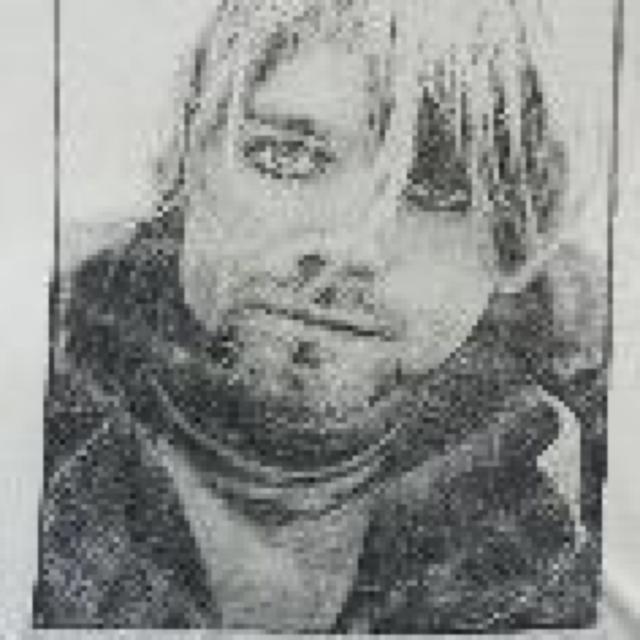 Kurt Cobain 1994 Memorial Band Tee F.closet  ^gObY 