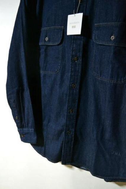 新品 UNIQLO and JW ANDERSON ユニクロ デニムシャツ 長袖 ブルー L メンズ カジュアル アメカジ 未使用 < ブランド 新品 UNIQLO and JW ANDERSON ユニクロ デニムシャツ 長袖 ブルー L メンズ カジュアル アメカジ 未使用 < ブランドの