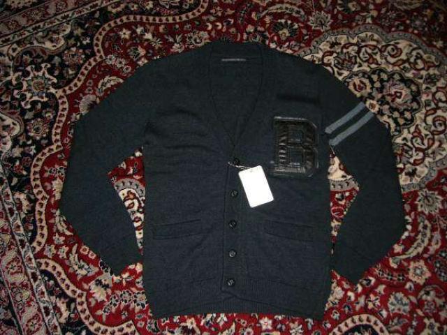 新品BACKBONEバックボーンニットカーディガン黒Sカレッジロゴ < ブランド 新品BACKBONEバックボーンニットカーディガン黒Sカレッジロゴ < ブランドの