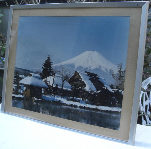写真パネルステンレス額入り写真「富士山」額入り!中古 < ホビー  写真パネルステンレス額入り写真「富士山」額入り!中古 < ホビーの