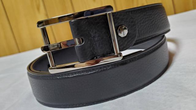 正規美 ブルガリ オクト レッタンゴロ クラシックスクエアバックルベルト 黒 113p 調節可 < ブランド  正規美 ブルガリ オクト レッタンゴロ クラシックスクエアバックルベルト 黒 113p 調節可 < ブランドの