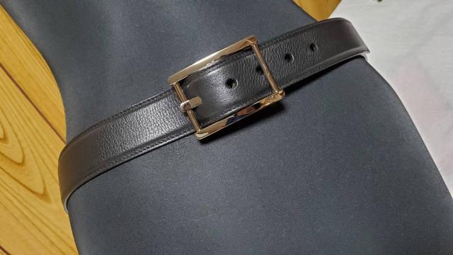 正規美 ブルガリ オクト レッタンゴロ クラシックスクエアバックルベルト 黒 113p 調節可 < ブランド  正規美 ブルガリ オクト レッタンゴロ クラシックスクエアバックルベルト 黒 113p 調節可 < ブランドの