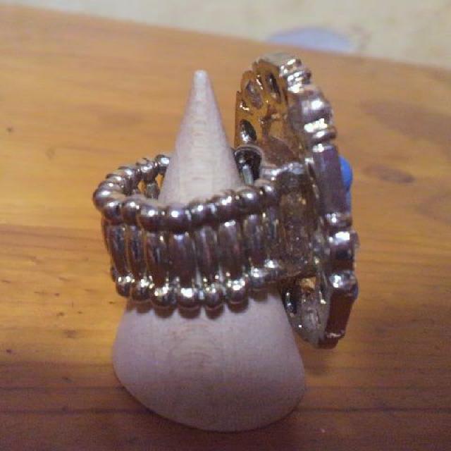 ターコイズ風ストーン指輪・リング < 女性アクセサリー/時計  ターコイズ風ストーン指輪・リング < 女性アクセサリー/時計の