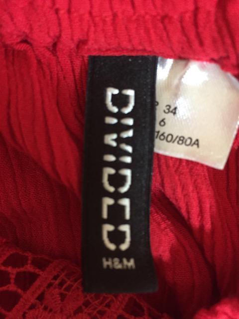 H&M★ショート丈チュニック★レッド★Mくらい < ブランド  H&M★ショート丈チュニック★レッド★Mくらい < ブランドの