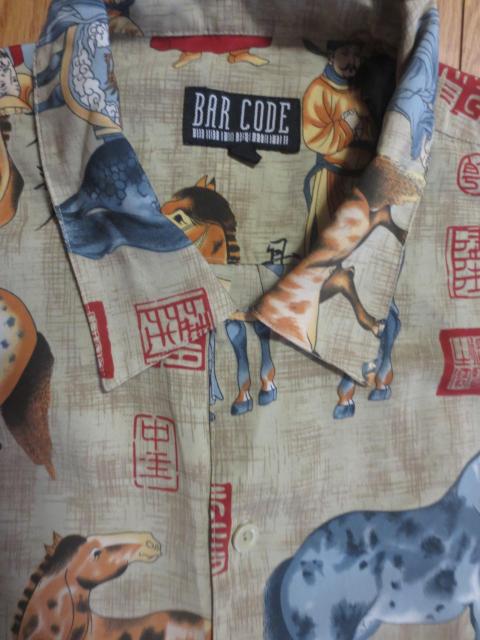 BAR CODE 半袖 シャツ XL < 男性ファッション  BAR CODE 半袖 シャツ XL < 男性ファッションの