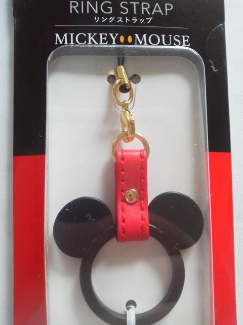 ディズニーキャラクター/リングストラップ ミッキーマウス/ブラック《未開封》 < 家電/AV ディズニーキャラクター/リングストラップ ミッキーマウス/ブラック《未開封》 < 家電/AVの