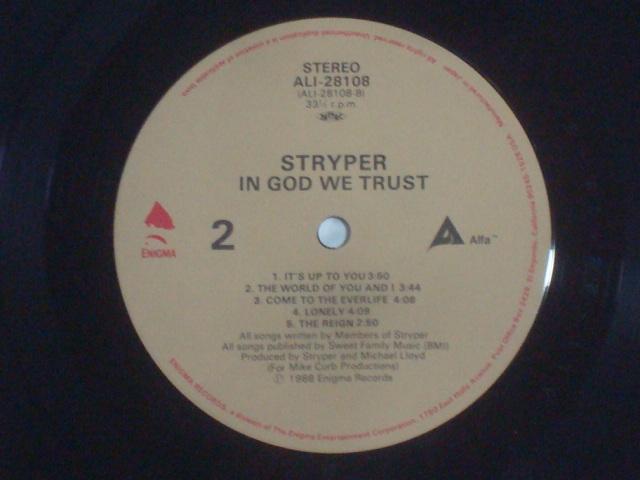 y88NՑѕtLP zi̐iIN GOD WE TRUSTj / XgCp[iSTRYPERj  CD/DVD/rfI 