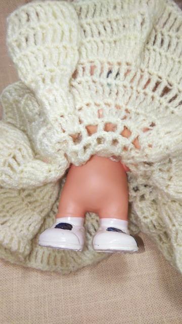 昭和レトロメーカー不明女の子人形12cm難有りビンテージアンティーク < おもちゃ  昭和レトロメーカー不明女の子人形12cm難有りビンテージアンティーク < おもちゃの