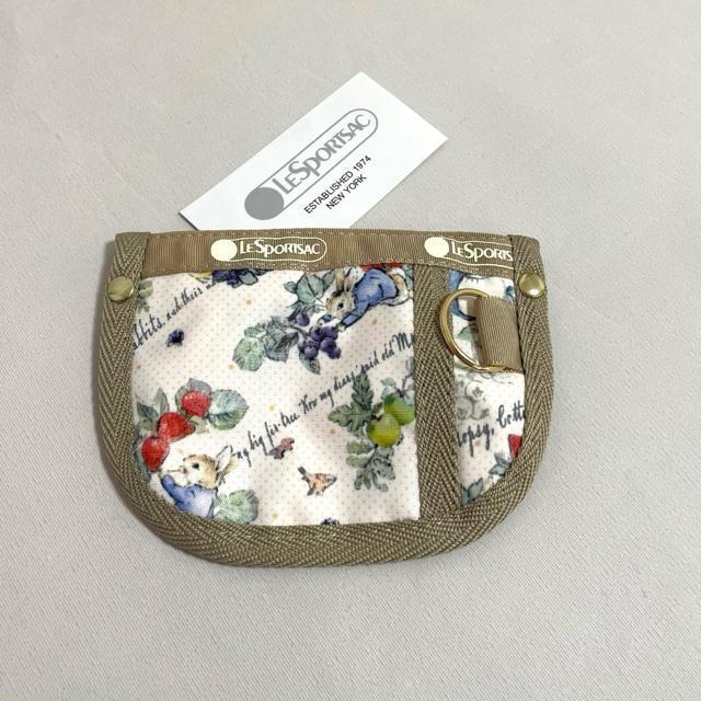 ★新品★LeSportsac レスポートサック ピーターラビット 小銭入れ コインケース キーリング付き ポーチ 送料無料 < 女性ファッション  ★新品★LeSportsac レスポートサック ピーターラビット 小銭入れ コインケース キーリング付き ポーチ 送料無料 < 女性ファッションの