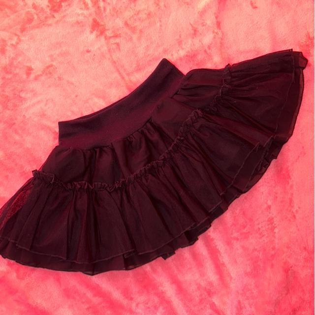 チュールフリル ボリュームミニスカ 美品 < 女性ファッション  チュールフリル ボリュームミニスカ 美品  < 女性ファッションの