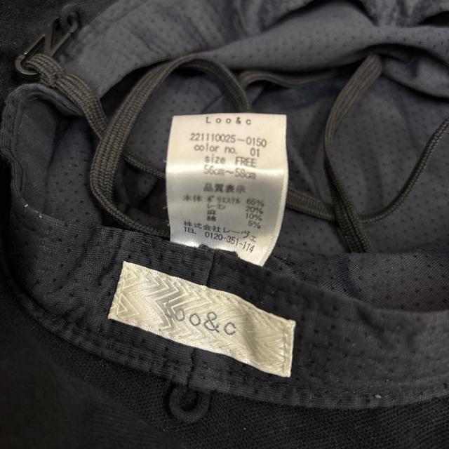 即決 Loo&c ハット 帽子 ブラック < 女性ファッション  即決 Loo&c ハット 帽子 ブラック < 女性ファッションの