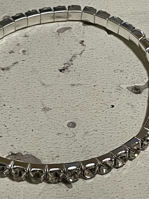 1スタ 美品☆シルバー ブレスレット スワロフスキー < 女性アクセサリー/時計  1スタ 美品☆シルバー ブレスレット スワロフスキー < 女性アクセサリー/時計の