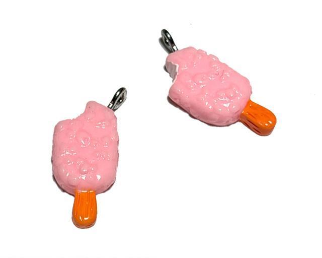 603 いちご味のアイスクリーム 2個 樹脂チャーム アクセサリーパーツ デザート おやつ < ペット/手芸/園芸 603 いちご味のアイスクリーム 2個 樹脂チャーム アクセサリーパーツ デザート おやつ < ペット/手芸/園芸の
