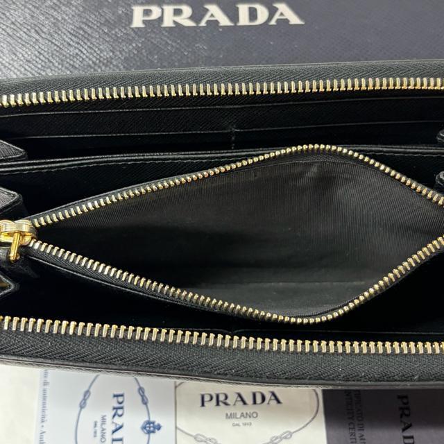 プラダ PRADA 財布 長財布 サフィアーノ シャイン ラウンドファスナー レディース < ブランド プラダ PRADA 財布 長財布 サフィアーノ シャイン ラウンドファスナー レディース < ブランドの