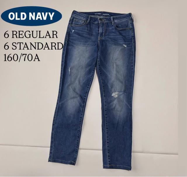 �yOLD NATY�z���f�B�[�X �_���[�W���H �X�g���b�`�f�j�� M/L  �� �u�����h�� 