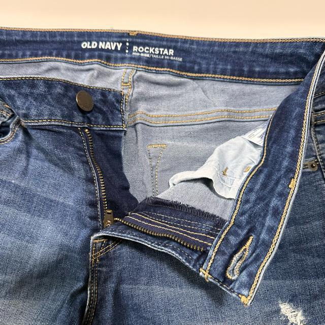 �yOLD NATY�z���f�B�[�X �_���[�W���H �X�g���b�`�f�j�� M/L �� �u�����h�� 