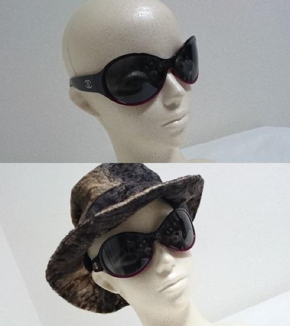 正規美 hyde着 CHANELシャネル ココマークロゴサングラス ブラックレッドグラーデション アイウェア 付属有 < ブランド  正規美 hyde着 CHANELシャネル ココマークロゴサングラス ブラックレッドグラーデション アイウェア 付属有 < ブランドの