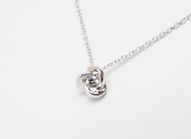 ポンテヴェキオ K18 1Pダイヤ0.07ct プチネックレス ペンダント<USED>【送料無料】 < 女性アクセサリー/時計 ポンテヴェキオ K18 1Pダイヤ0.07ct プチネックレス ペンダント<USED>【送料無料】 < 女性アクセサリー/時計の